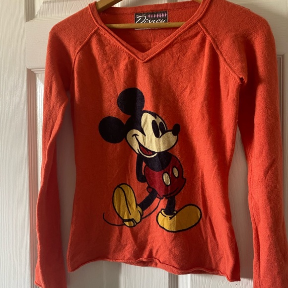 Vintage Disney by Jackie Brander Mickey Mouse 100% Cashmere Sweater - Picture 2 of 11